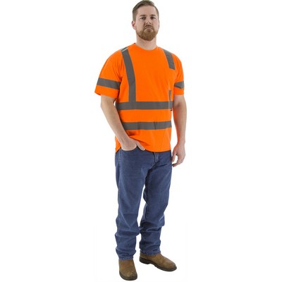 Majestic 75-5306 Hi-Viz Short Sleeve Shirt, ANSI 3