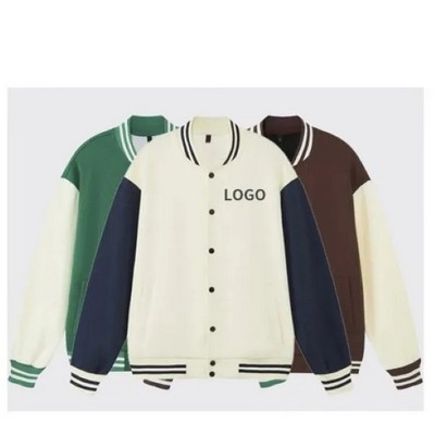 Custom Cotton Baseball Varsity Jacket – Personalized Design