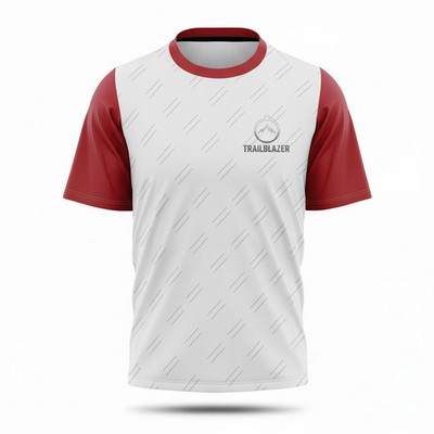 Unisex & Youth Sublimated Mesh Short Sleeve T Shirt 140G