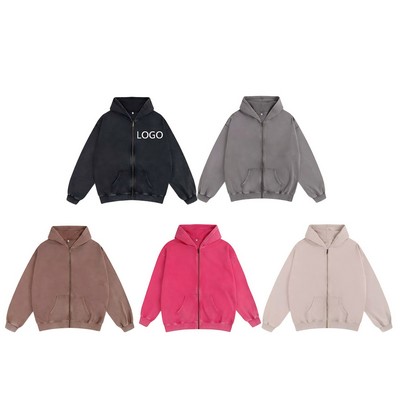 360GSM Heavyweight Vintage Acid Wash Hoodie & Sweatpants Collection