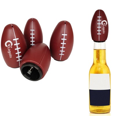 Football Beer Bottle Opener Push Down Stainless Steel Automatic
