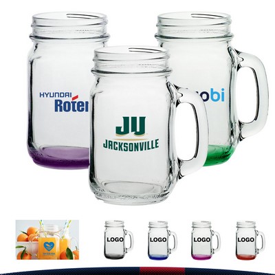 16 oz. Handled Mason Jars