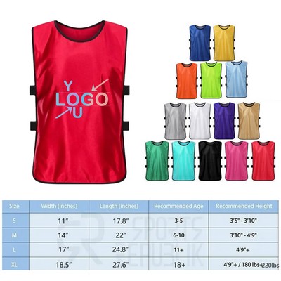 Mesh Sports Vest for Youth & Adult