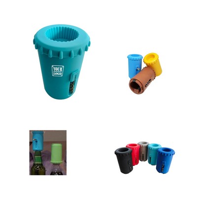 3-in-1 Magnetic Press Bottle Opener