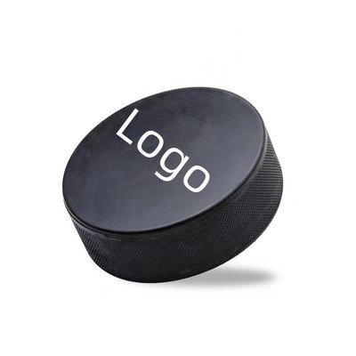 Regulation 6 oz Vulcanized Rubber Ice Hockey Puck
