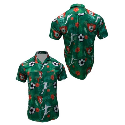 Men's/Youth Short Sleeve Hawaiian Shirt w/Pocket