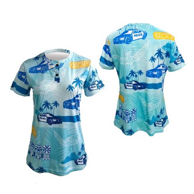 Women/Girls 2 Button Short Sleeve Shirt