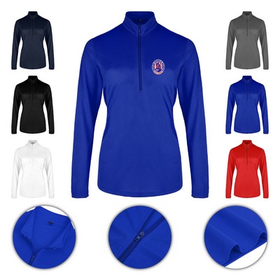 Women's UV Micro Mesh Quarter-Zip Pullover