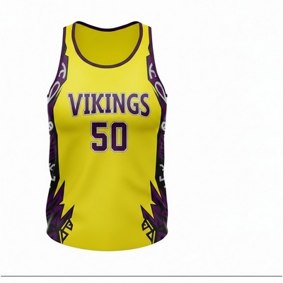 Women's Basketball Sublimated Jersey Interlock 150 GSM