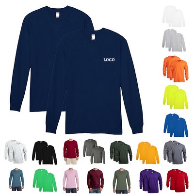Thick Cotton Long Sleeved T Shirt