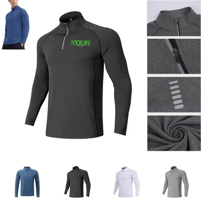 Men's Quarter Zip Active Shirts