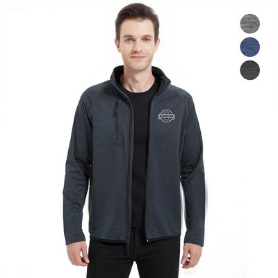 Men's Performance Sweater Fleece Full Zip Jacket