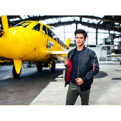 Build Your Own Altitude Series Bomber Jacket: Poly-Cotton Twill
