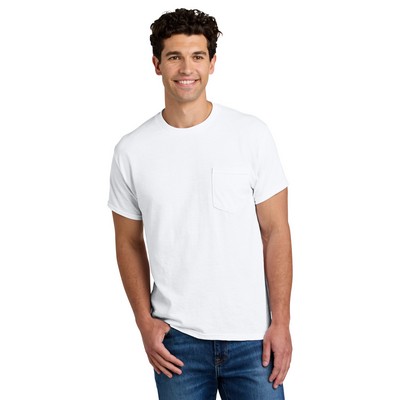 Gildan™ Embroidered DryBlend T-Shirt w/ Pocket