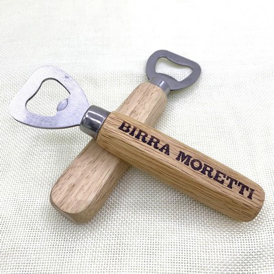 Wooden Handle Bottle Opener