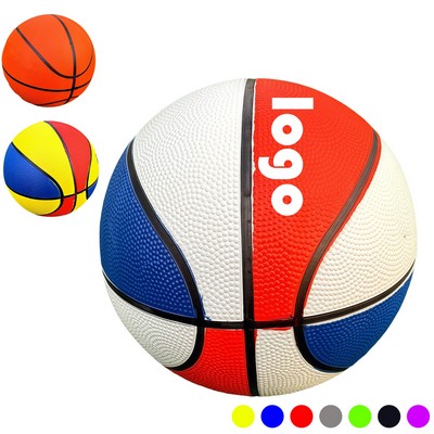 5" Mini Rubber Basketball