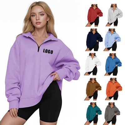 Women's Fleece Pullover Sweatshirt