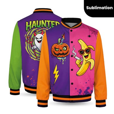 Personalized Dye Sublimated Men's Varsity Jacket