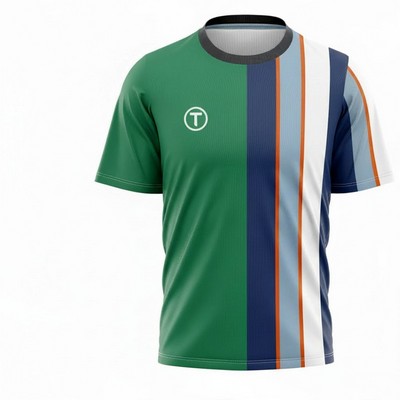 Unisex Sublimated Short Sleeve T Shirt Interlock 150GSM