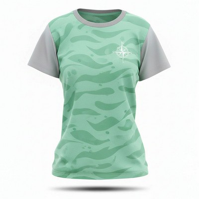 Women's Sublimated Short Sleeve Performance T-Shirt 160GSM
