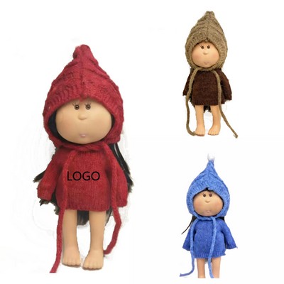 24CM Potato Doll Solid Color Sweater Set