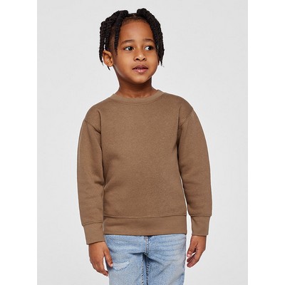 Rabbit Skins Toddler Crew Neck Pullover Fleece Sweatshirt