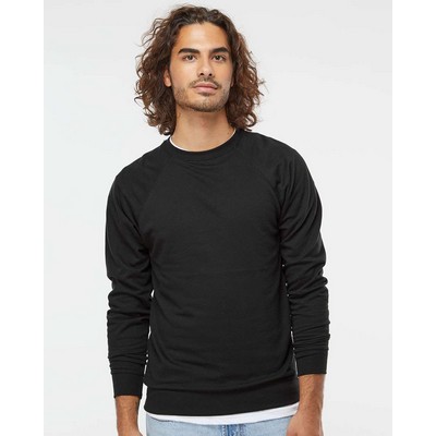 Independent Trading Co Icon Unisex Lightweight Loopback Terry Crewneck Sweatshirt