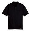 Dickie's® Men's Short Sleeve Pocketed Performance Polo Shirt - Black