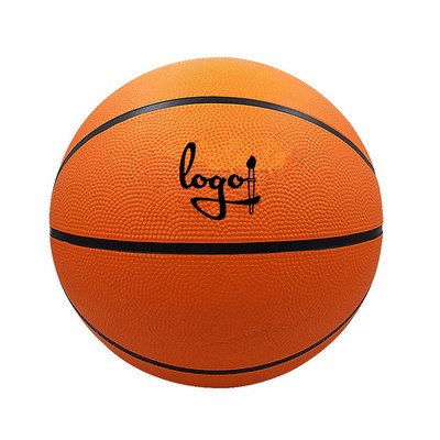 7" Kids Rubber Mini Basketball