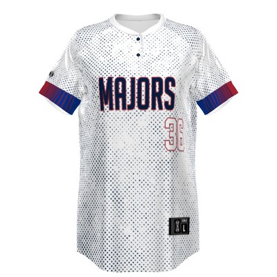 Holloway Girls' FreeStyle™ Sublimated 2-Button Softball Jersey