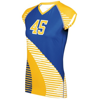 High Five Ladies' FreeStyle™ Sublimated Cap Sleeve Volleyball Jersey