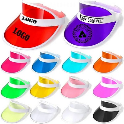 Sun Visor Plastic Clear Cap