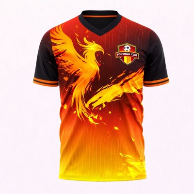 Unisex Sublimated Soccer Jersey Birdeye Mesh 160 GSM