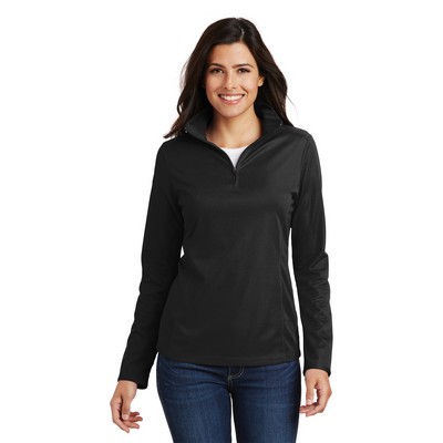 Port Authority® Women's Pinpoint Mesh 1/2-Zip .