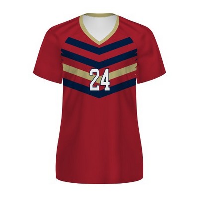 High Five Ladies' FreeStyle™ Sublimated Turbo V-Neck Soccer Jersey