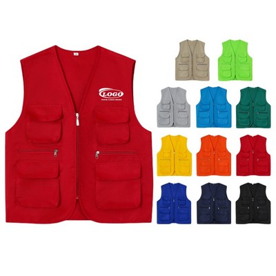 Volunteer Unisex Work Utility Vest