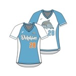 SAMPLE JUICE Single-Ply Reversible V-Neck Short Sleeve Jersey