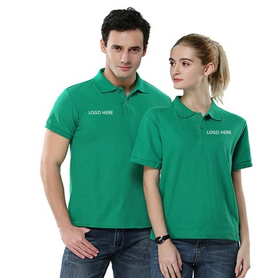 Unisex Quick Dry Polyester Polo Shirts