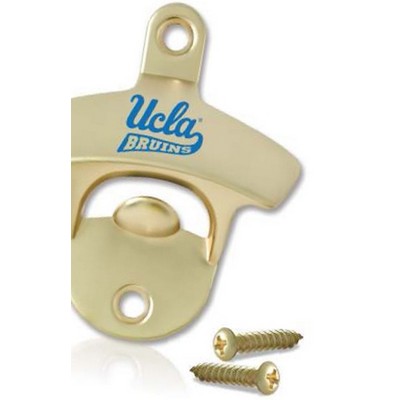 Matte Gold Standard Wall Mounted Bottle Opener (3" x 2 ¼")