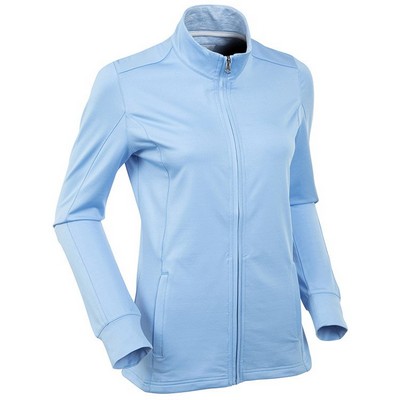 Bobby Jones Ladies Performance Scorecard Full Zip Jacket