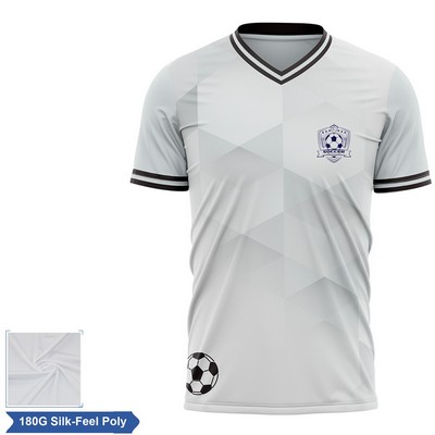 Men's and Kids' Sublimation Soccer Jersey - 180G Silk-Feel