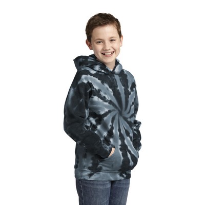 Port & Company Youth Tie-Dye Pullover Hooded Sweatshirt