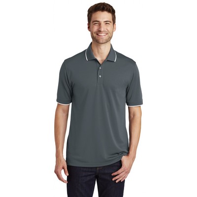Port Authority® Dry Zone® UV Micro-Mesh Tipped Polo.