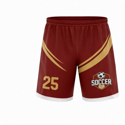 Men's Performance Sublimated Soccer Shorts 250G