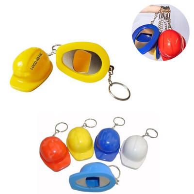 Safety Helmet Bottle Opener Keyring