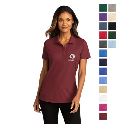 Port Authority® Women's SuperPro® React Embroidered Polo