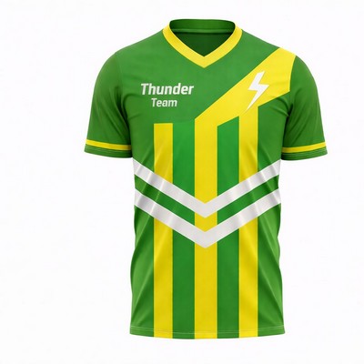 Unisex Sublimated Soccer Jersey Poly Interlock 160 gsm