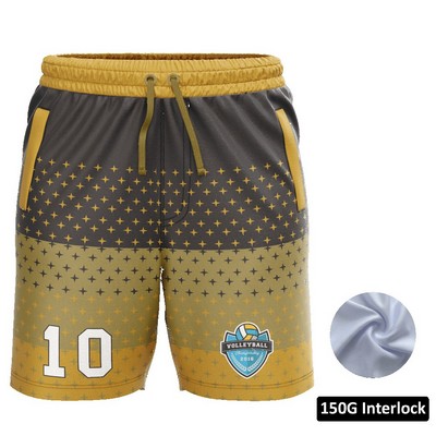 Women's Sublimation Standard Length Training Shorts w/