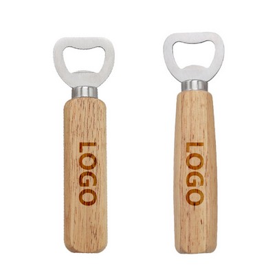 Wooden Handle Bottle Opener