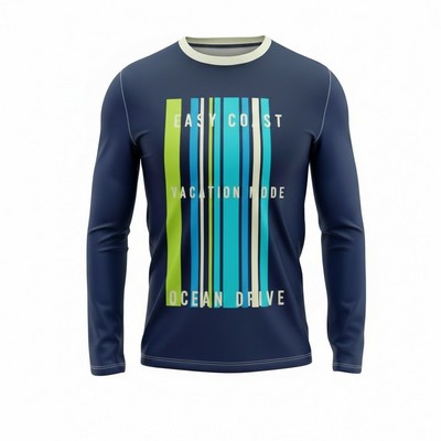 Long Sleeve Brushed Milk Silk Sublimated T Shirt Unisex